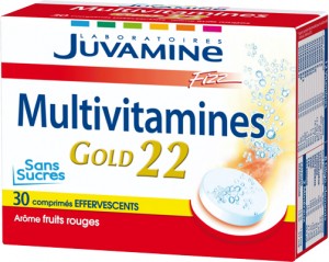 JUVAMINE Fizz Multivitamin Gold 22 